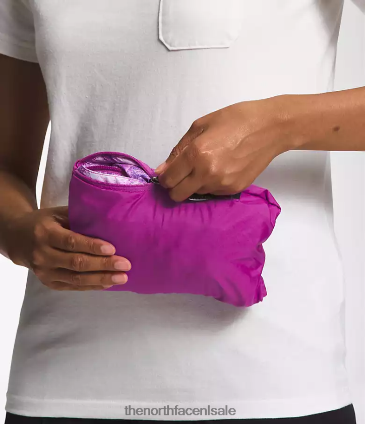 vrouwen hydrenaline jas 2000-25\\ lengte The North Face P464ZN673 kleding tonale kleurstofprint met paarse cactusbloemen